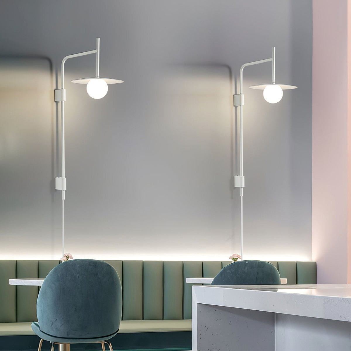 Gea Swing Arm Plug-in Wall Lamp – detail 8