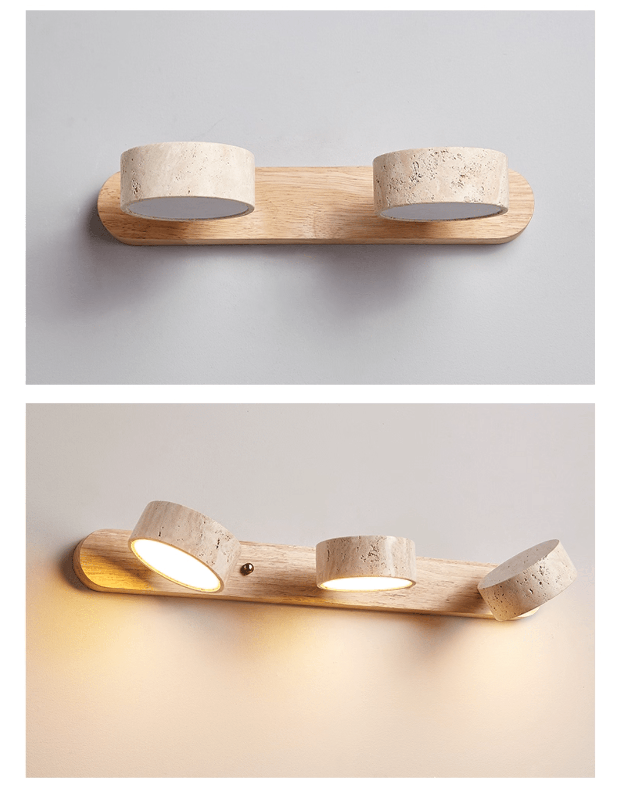 Valesco Travertine Wall Light