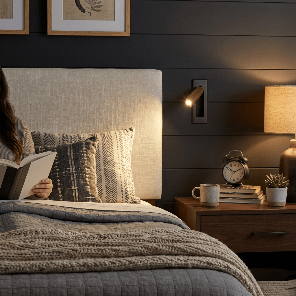Jorson Recessed Wall Reading Lamp