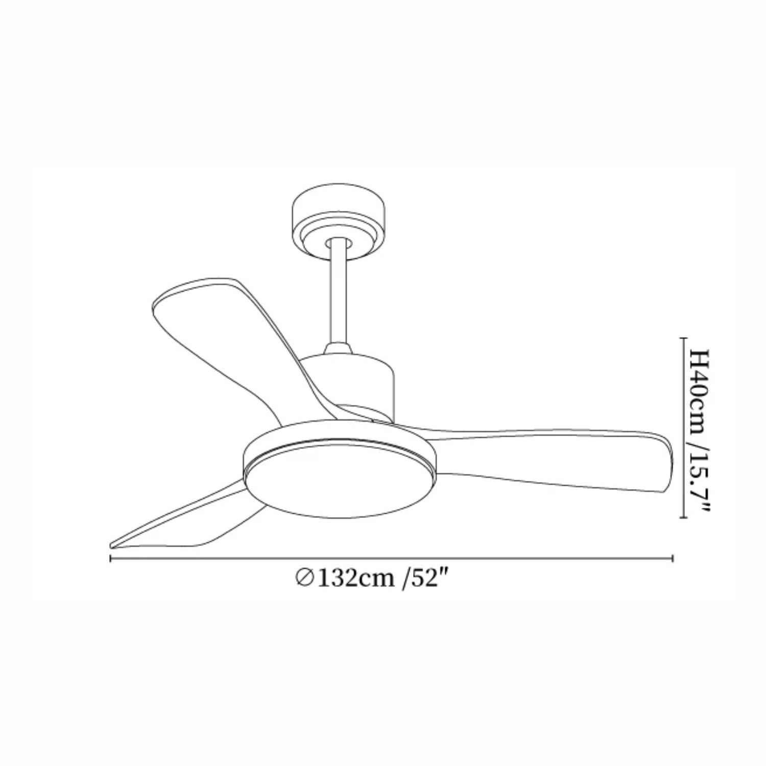 Virova Ceiling Fan Light