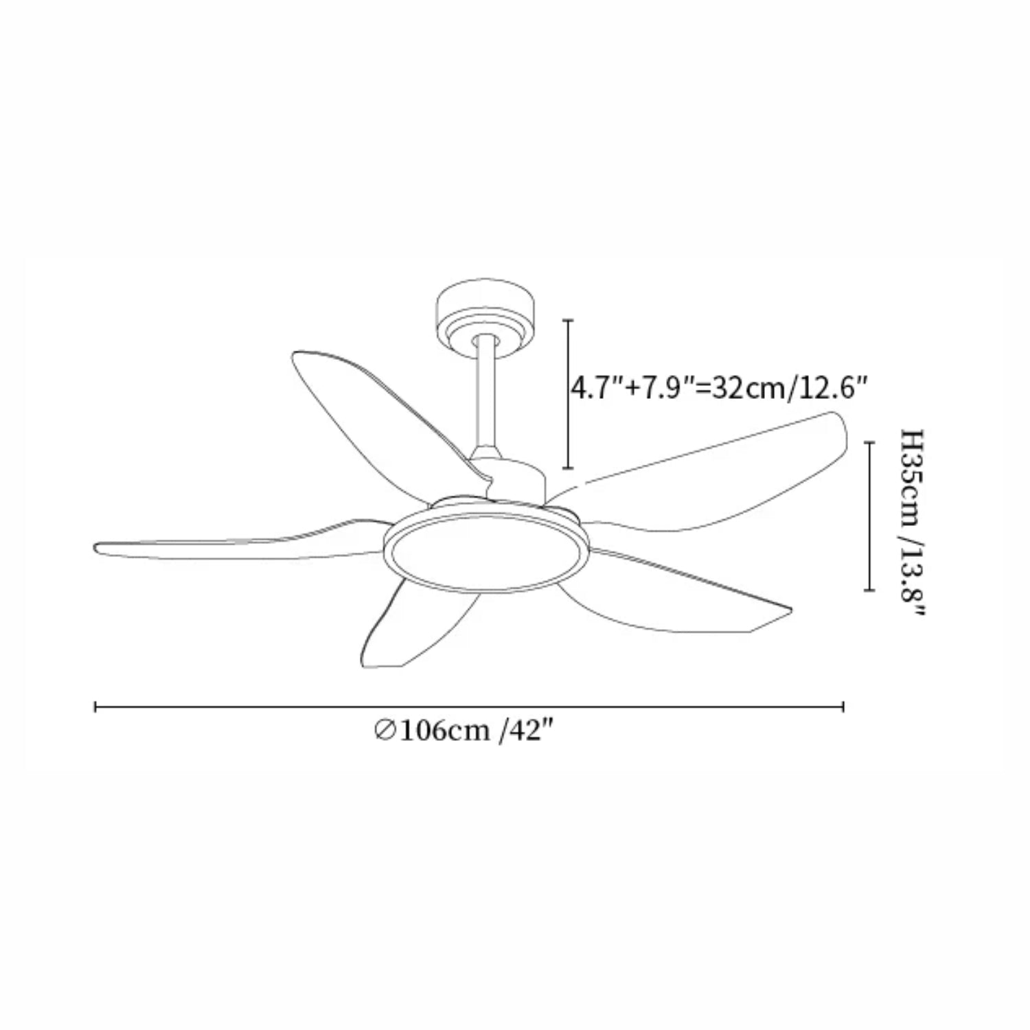 Haleno Ceiling Fan Light
