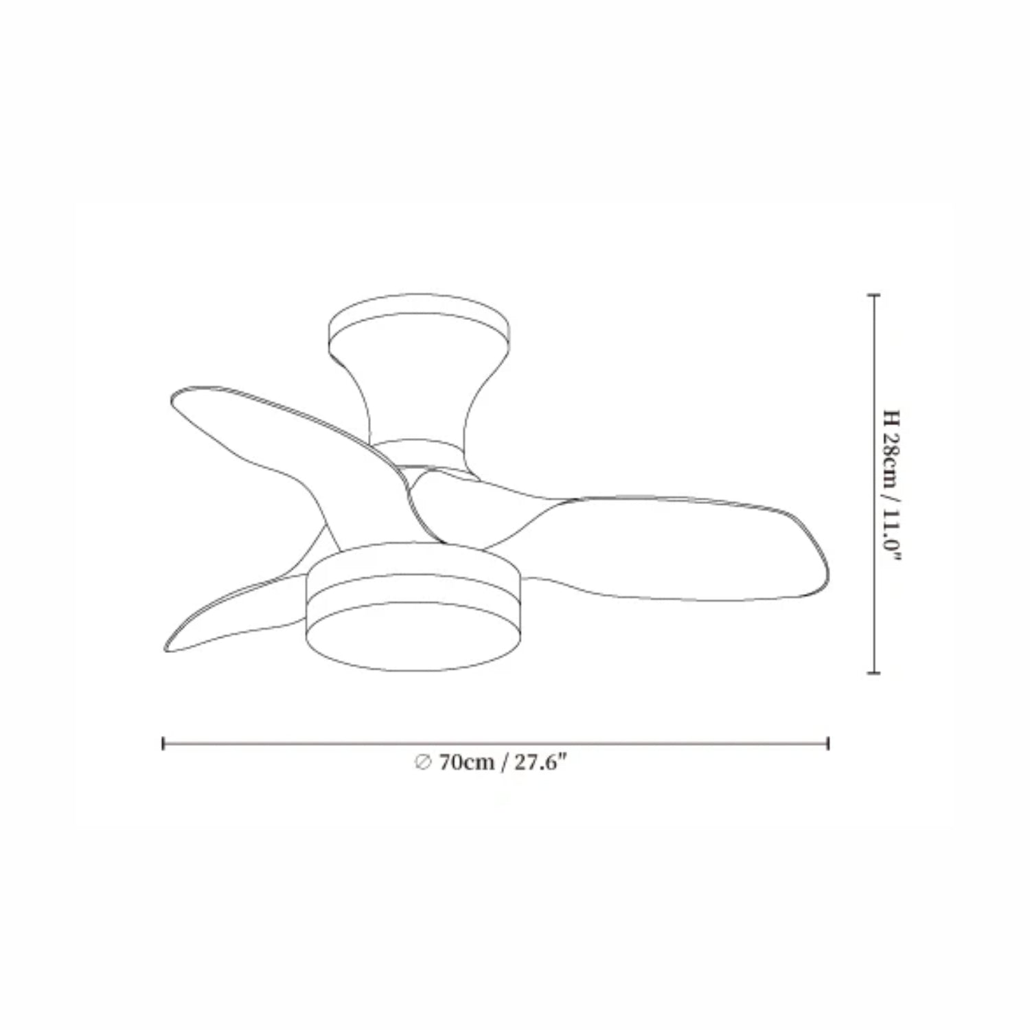 Darma Ceiling Fan Light