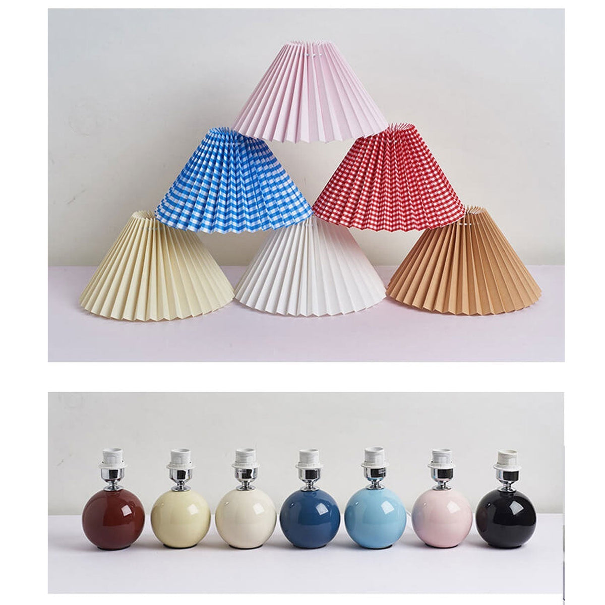Alina Pleated Table Lamp