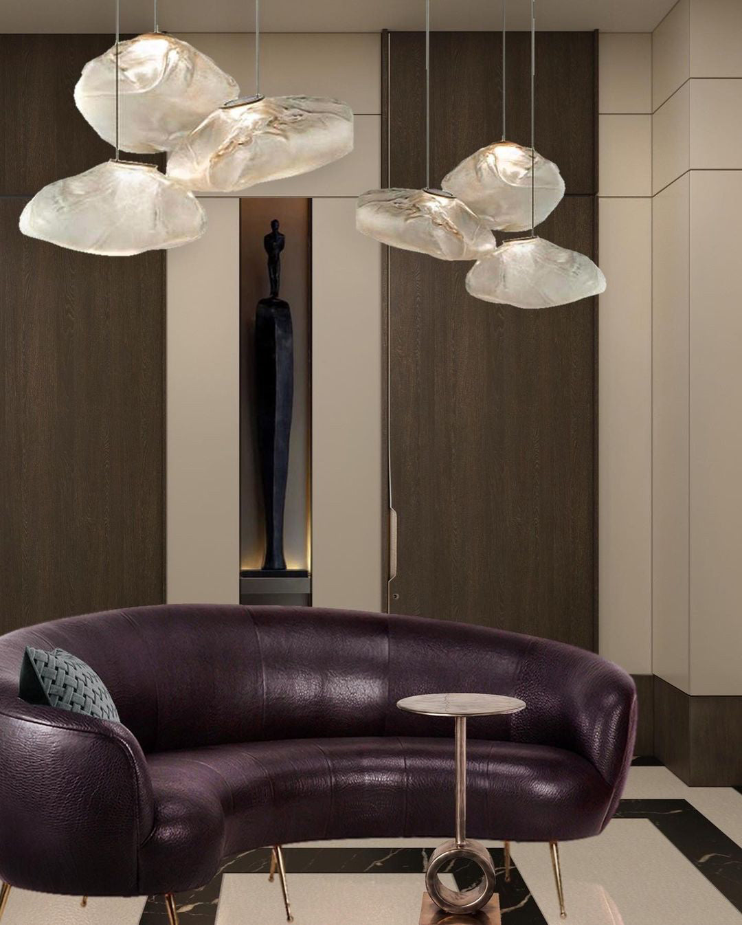 Neroera Sculptural Pendant Light