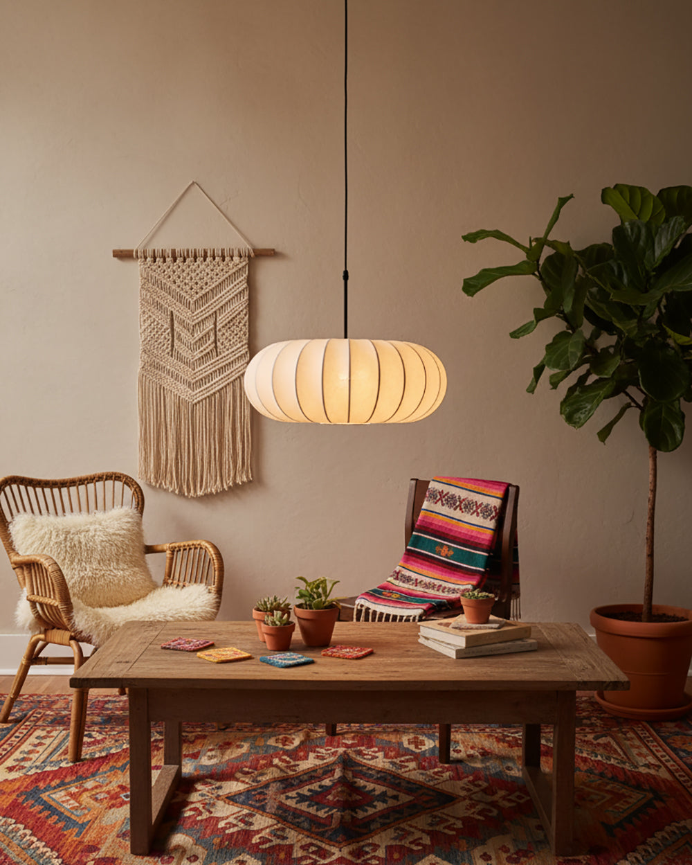Okelan Plug In Pendant Light