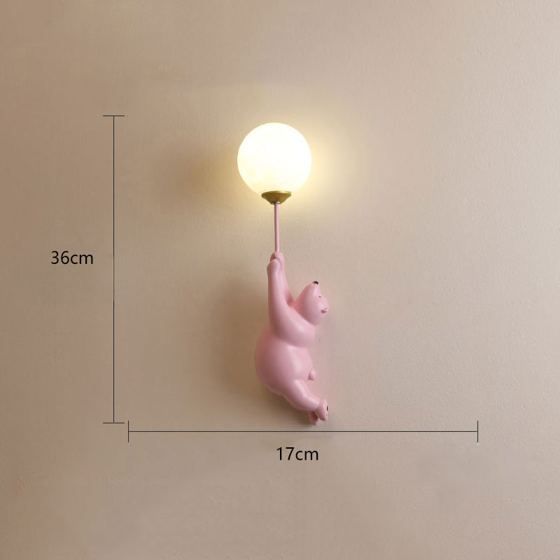 Belne Bear Balloon Wall Light