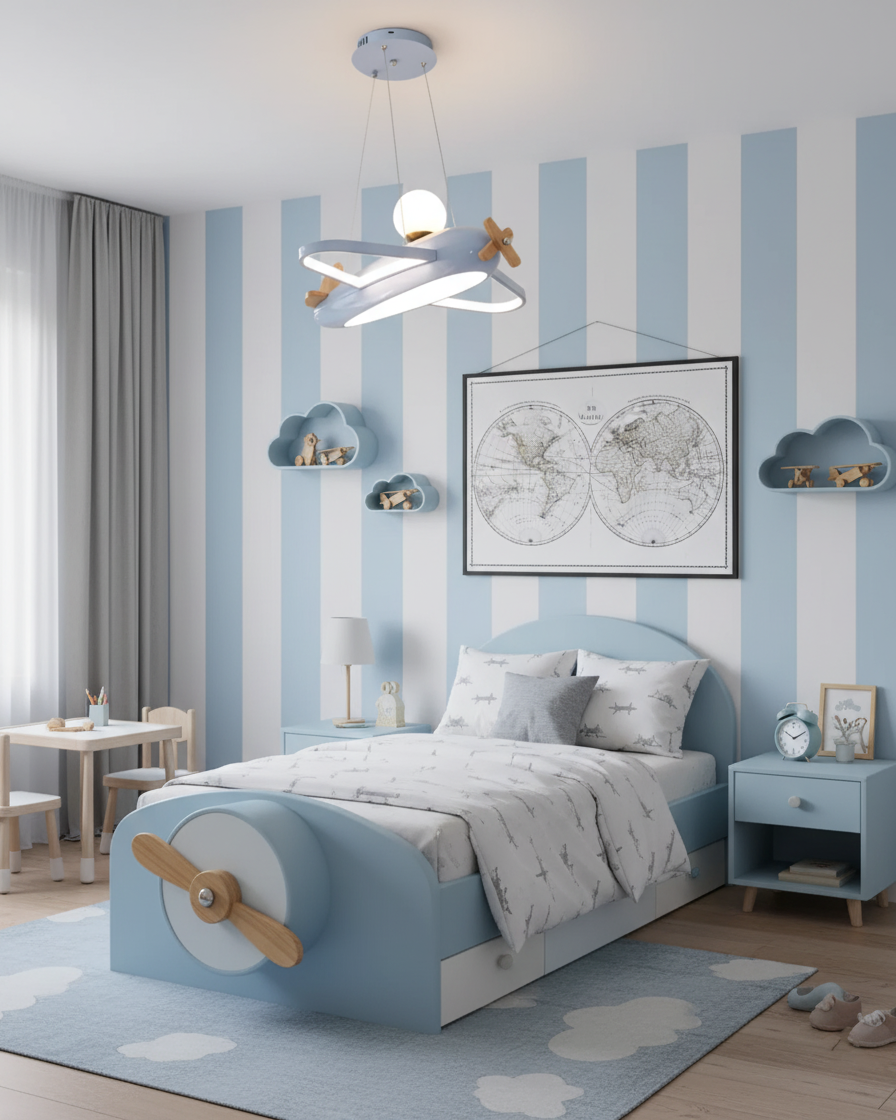 Emlo Airplane Pendant Light