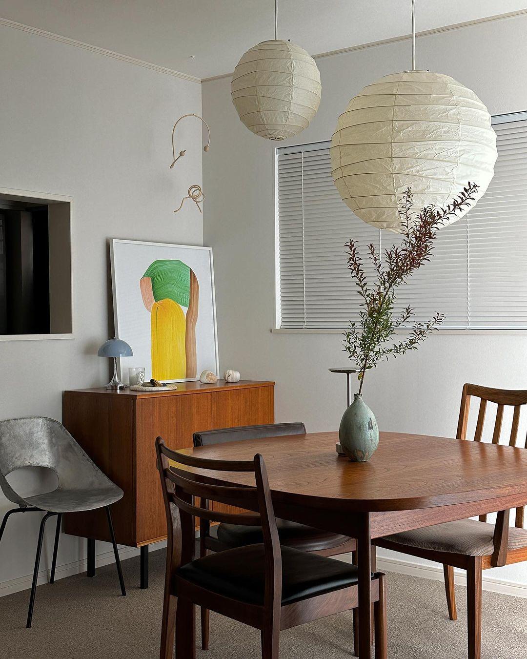 Fennonia Washi Paper Pendant Light