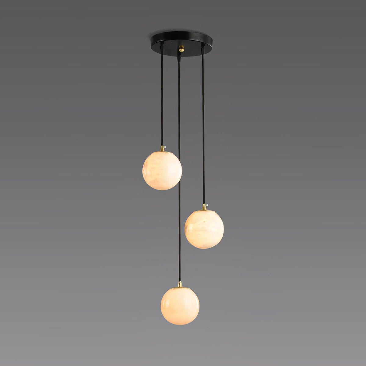Alabaster Balls Cluster Chandelier – detail 22