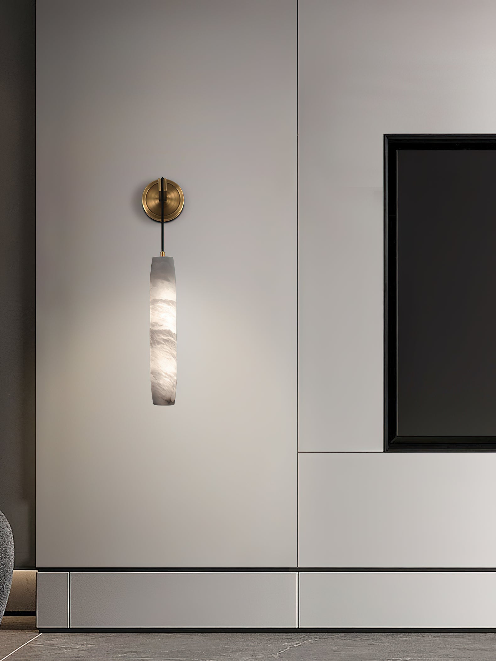 Cayum Alabaster Wall Light