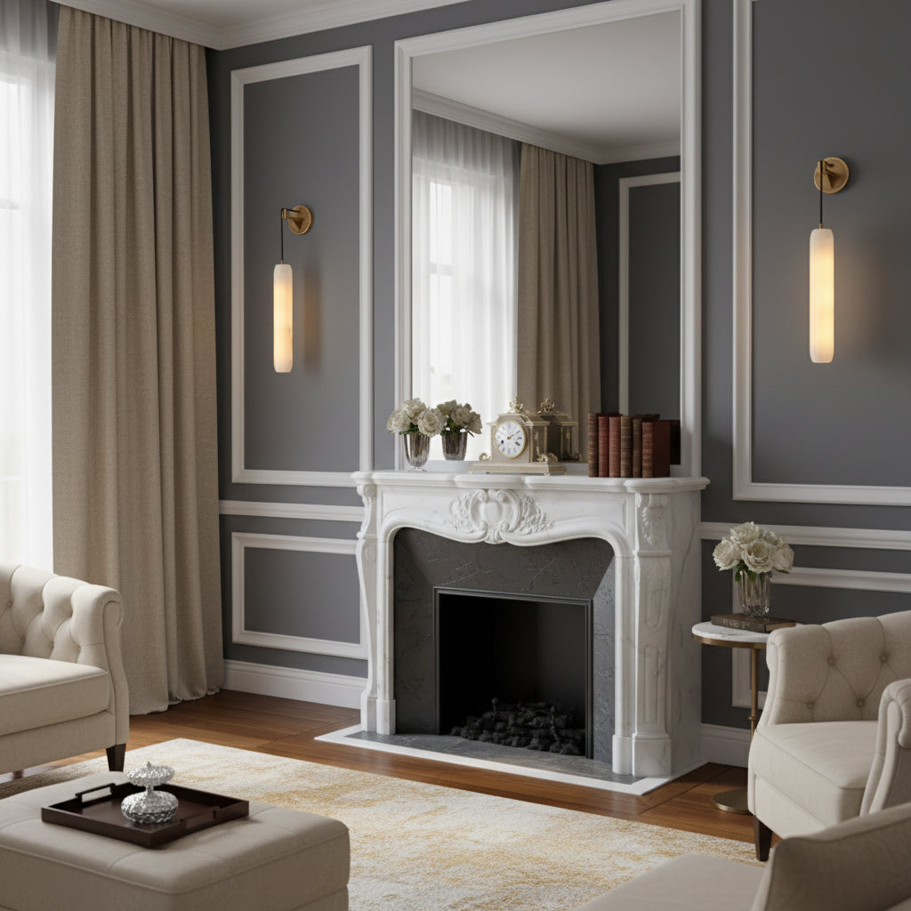 Cayum Alabaster Wall Light