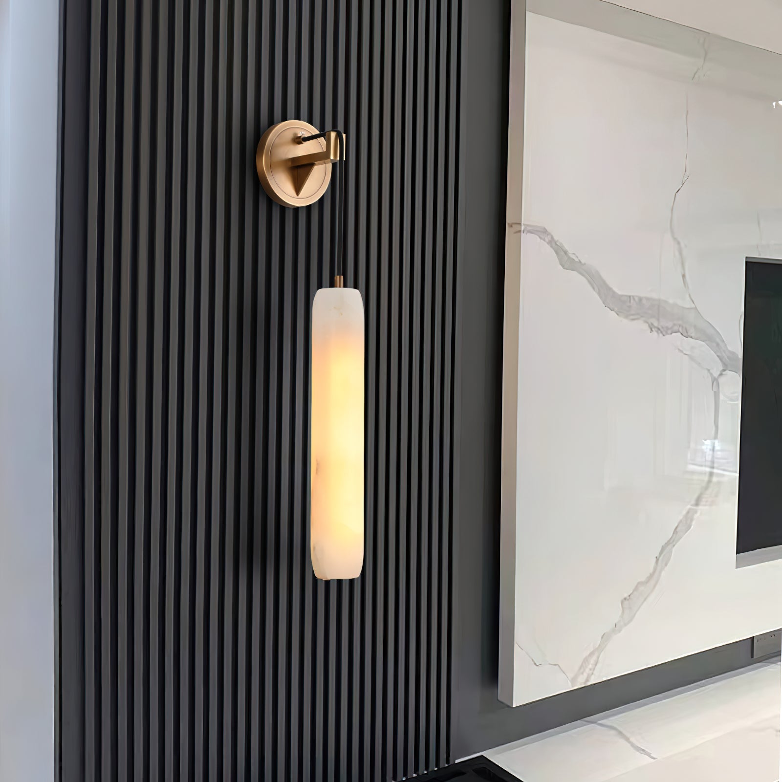Cayum Alabaster Wall Light