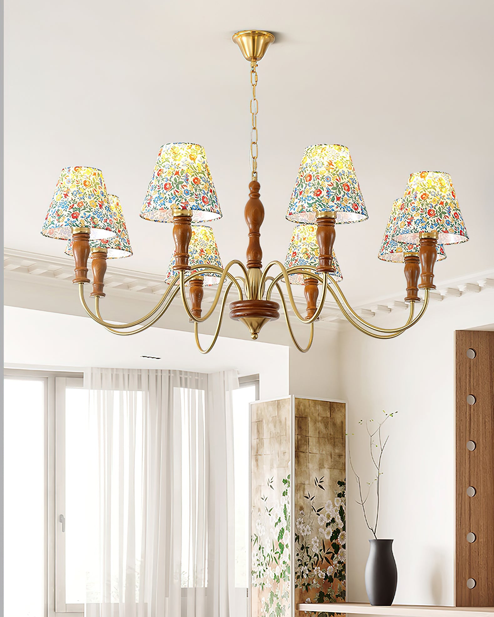 Valeiobay Floral Chandelier