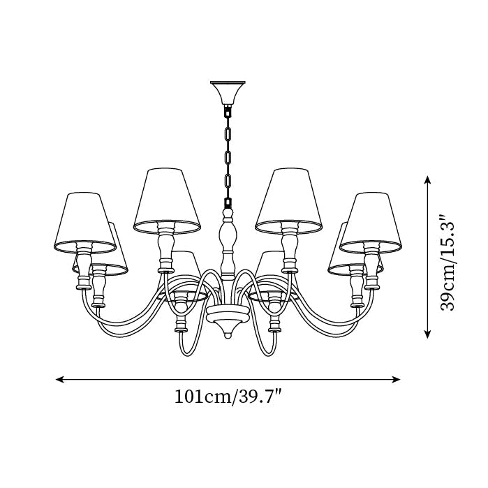 Valeiobay Floral Chandelier