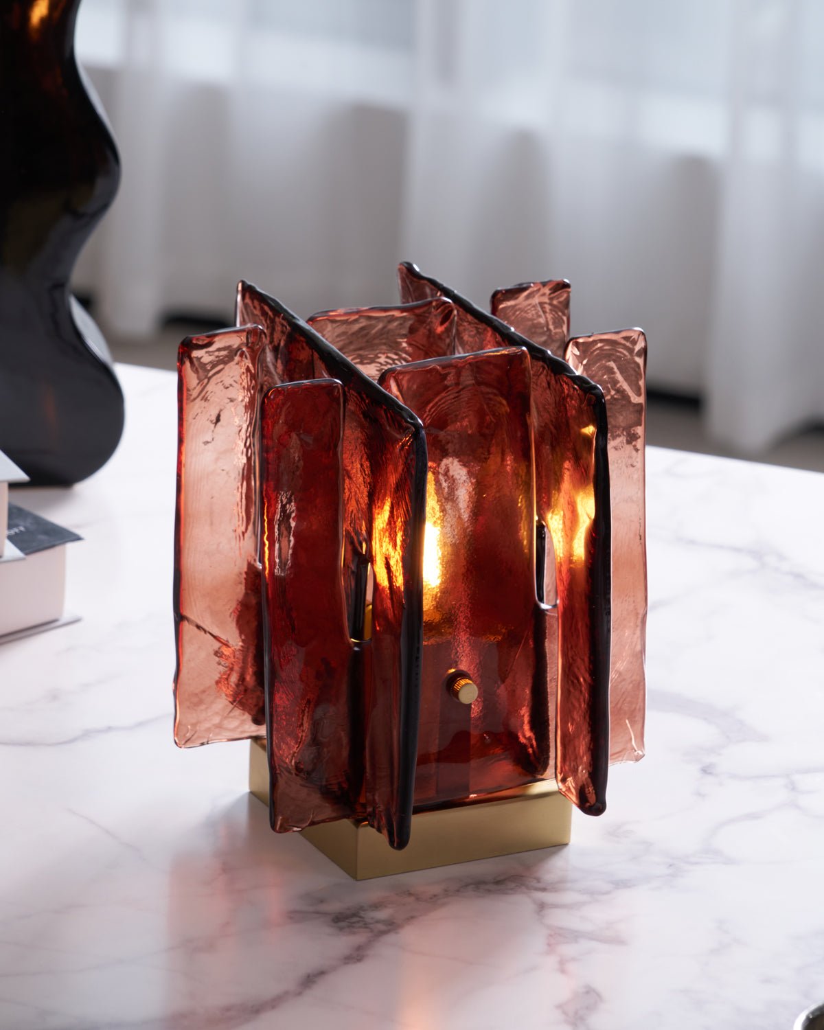 Amber Building Block Table Lamp – detail 19