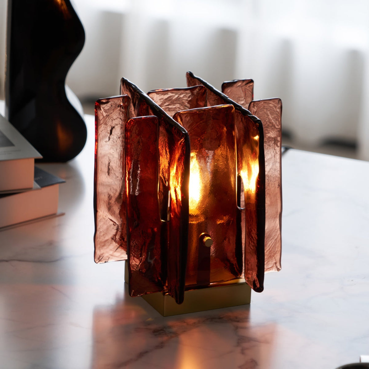 Amber Building Block Table Lamp – detail 20
