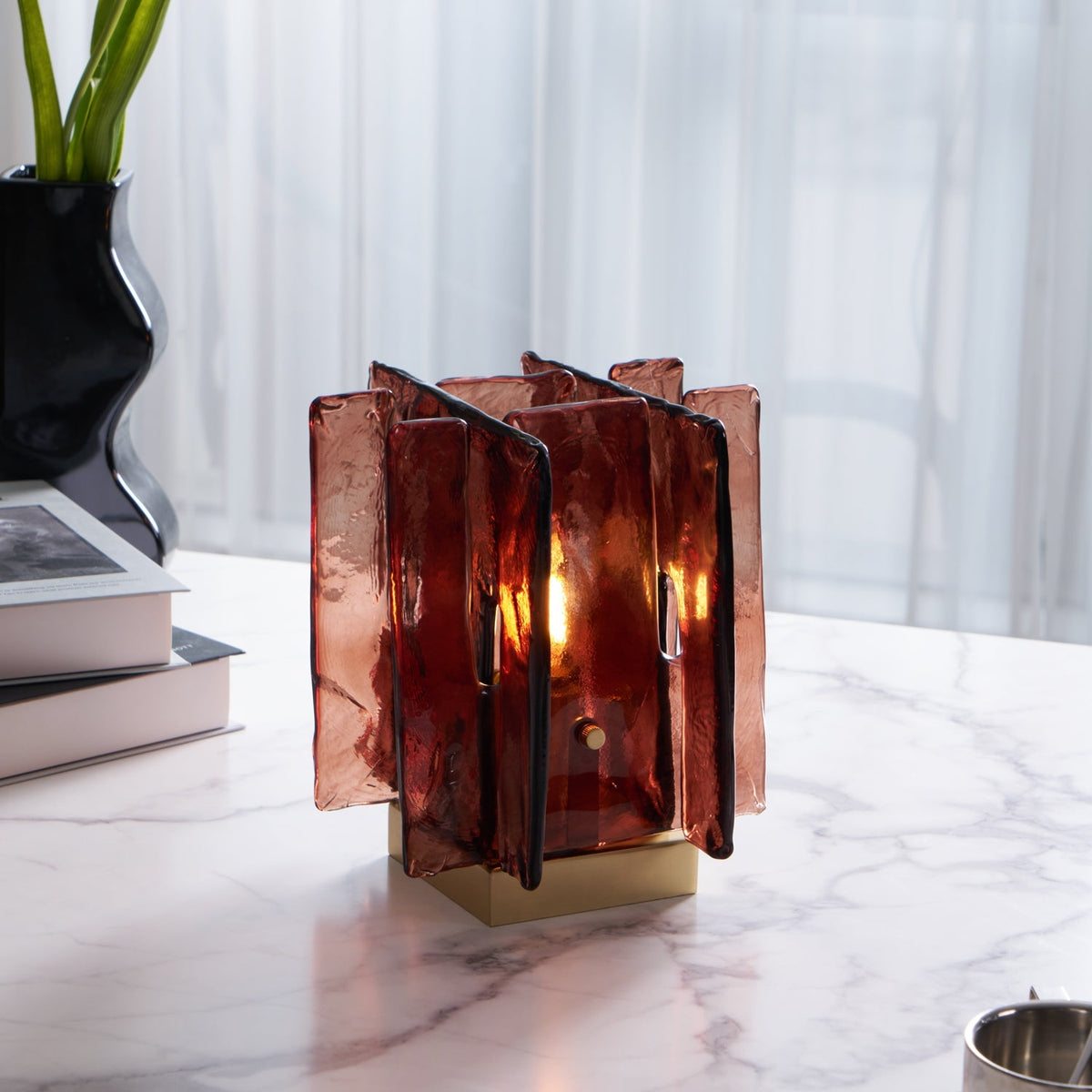 Amber Building Block Table Lamp – detail 16
