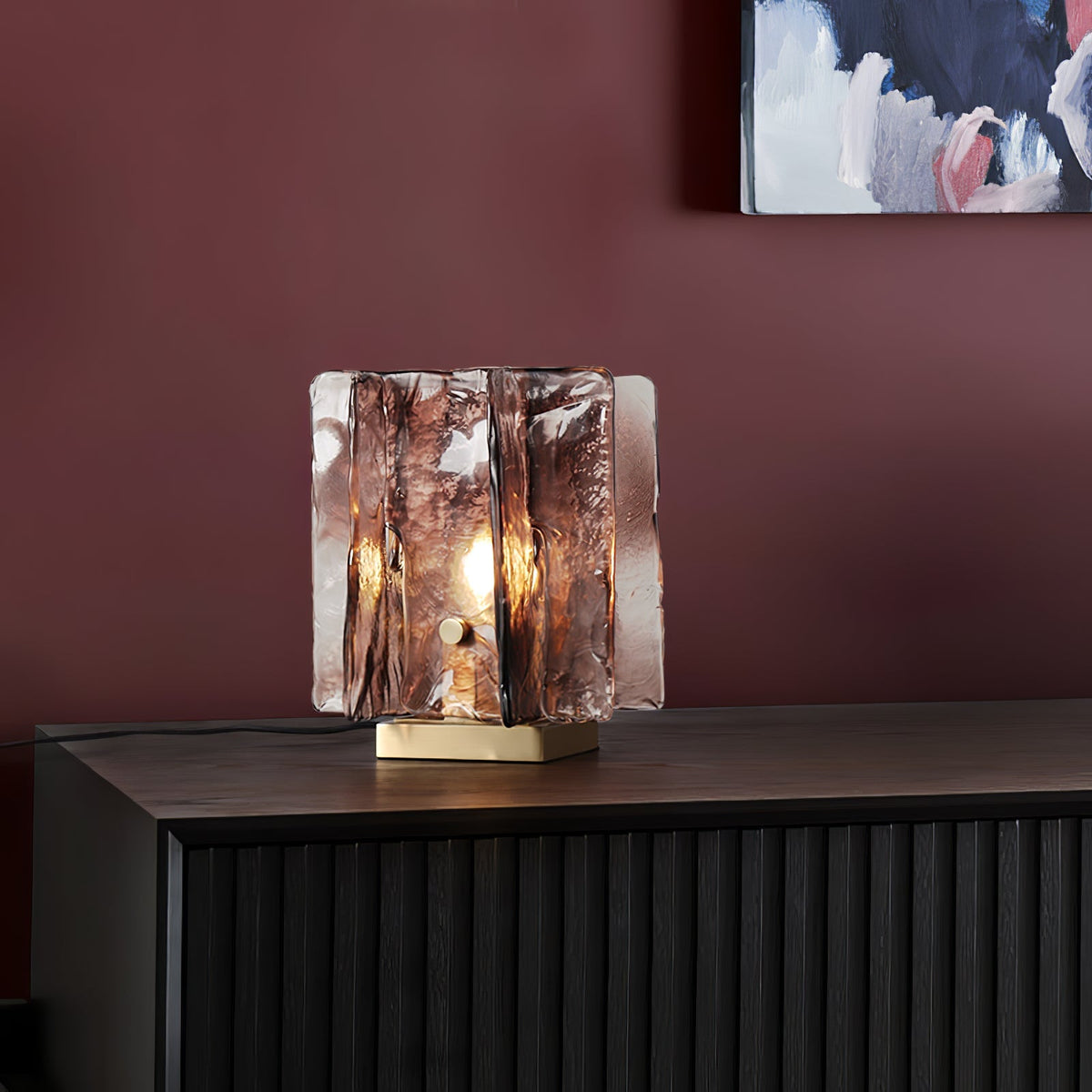 Amber Building Block Table Lamp - Vakkerlight