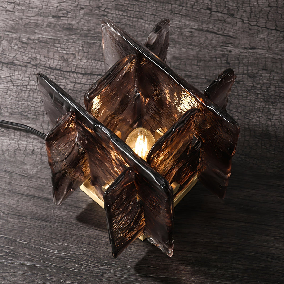 Amber Building Block Table Lamp - Vakkerlight