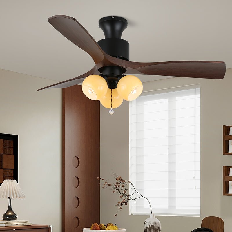 Evora Vintage Ceiling Fan Light