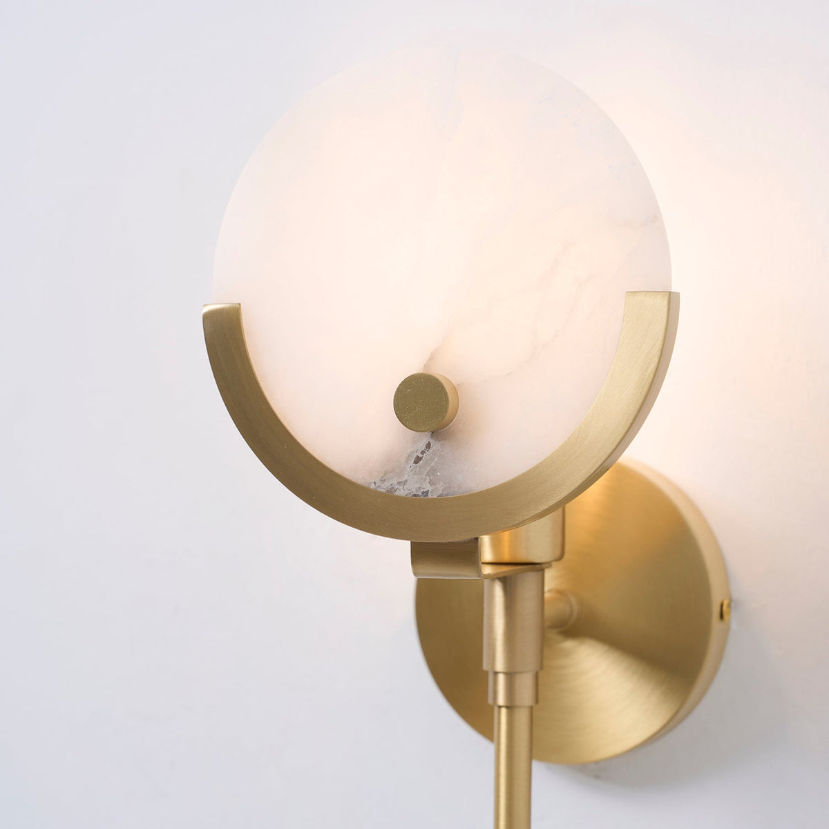 Ava Alabaster Brass Wall Lamp – detail 15
