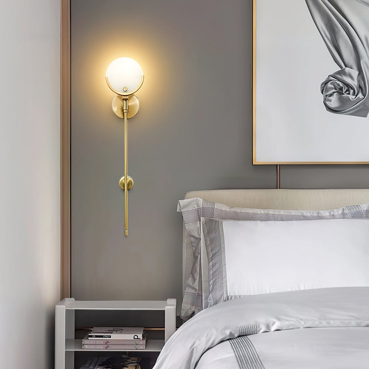Ava Alabaster Brass Wall Lamp – detail 25