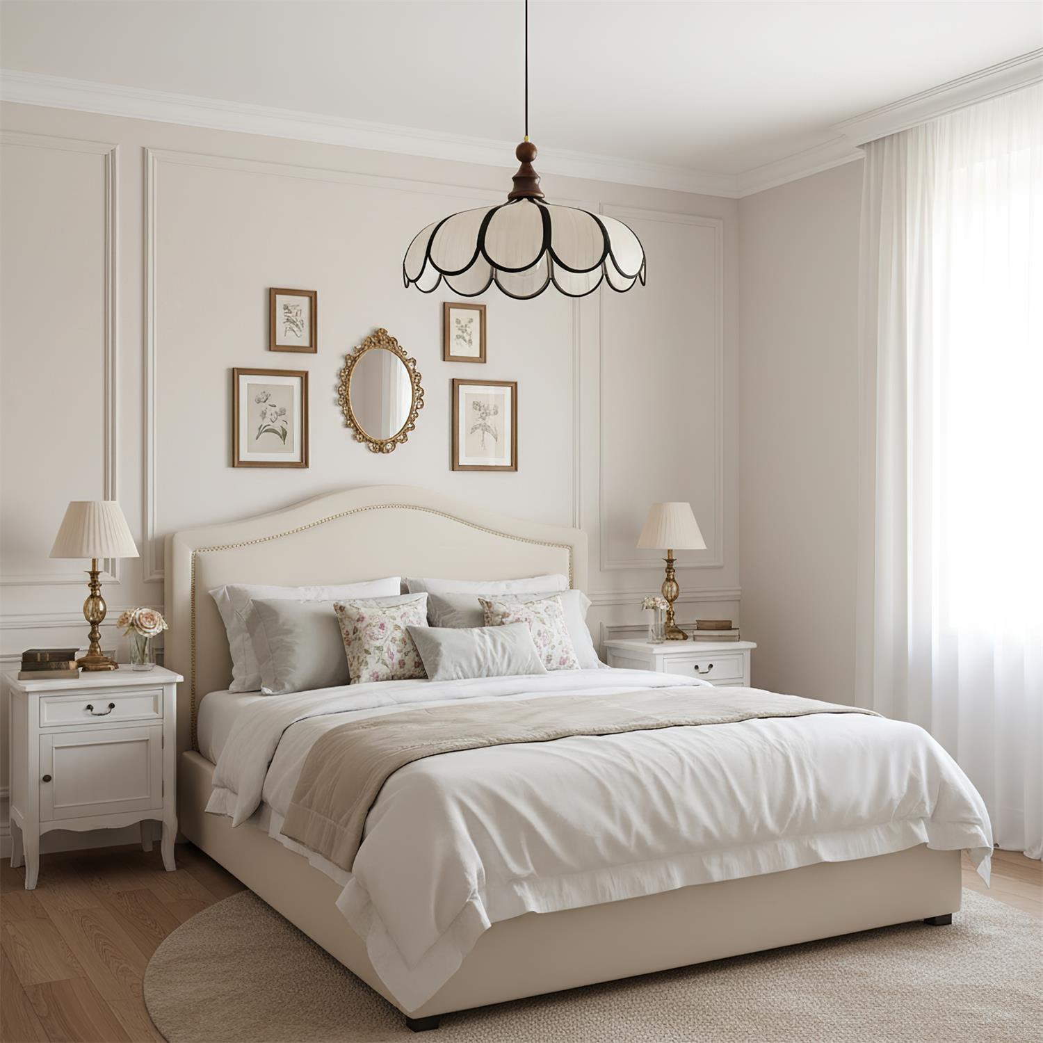Oriay Scalloped Pendant Light