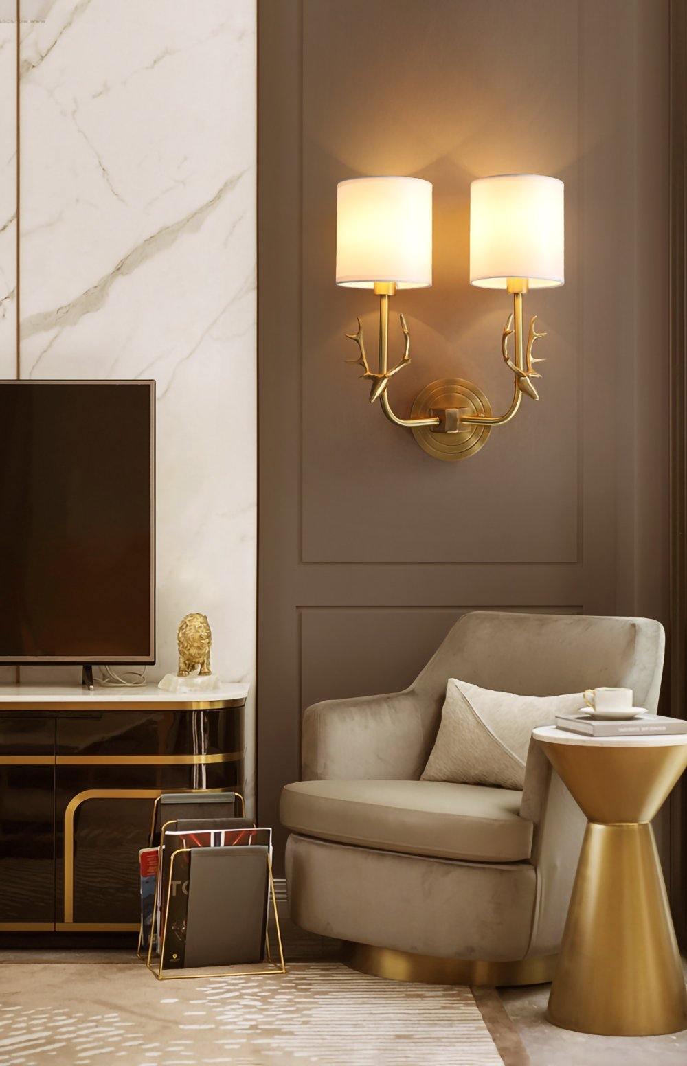 Hayvale Deer Wall Light