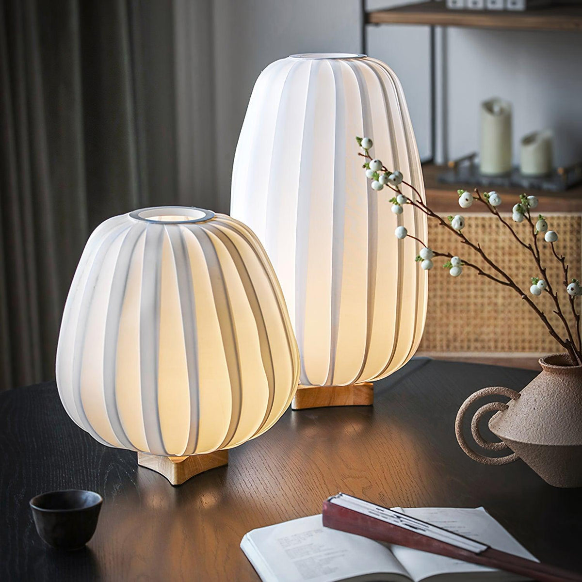 Fabric Minimalist Table Lamp – detail 23