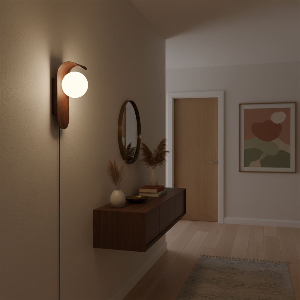 Axes Plug In Wall Light