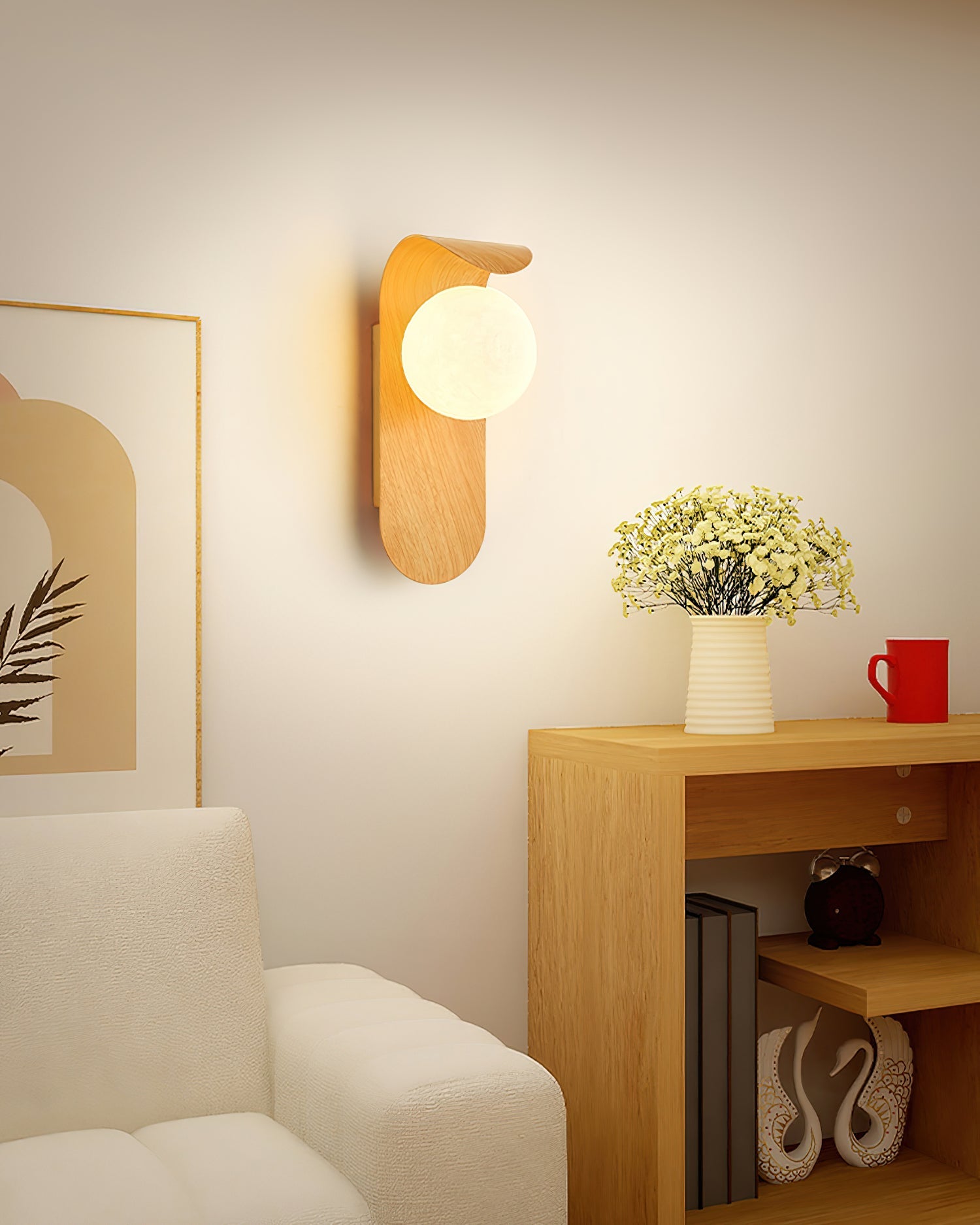 Axes Plug In Wall Light