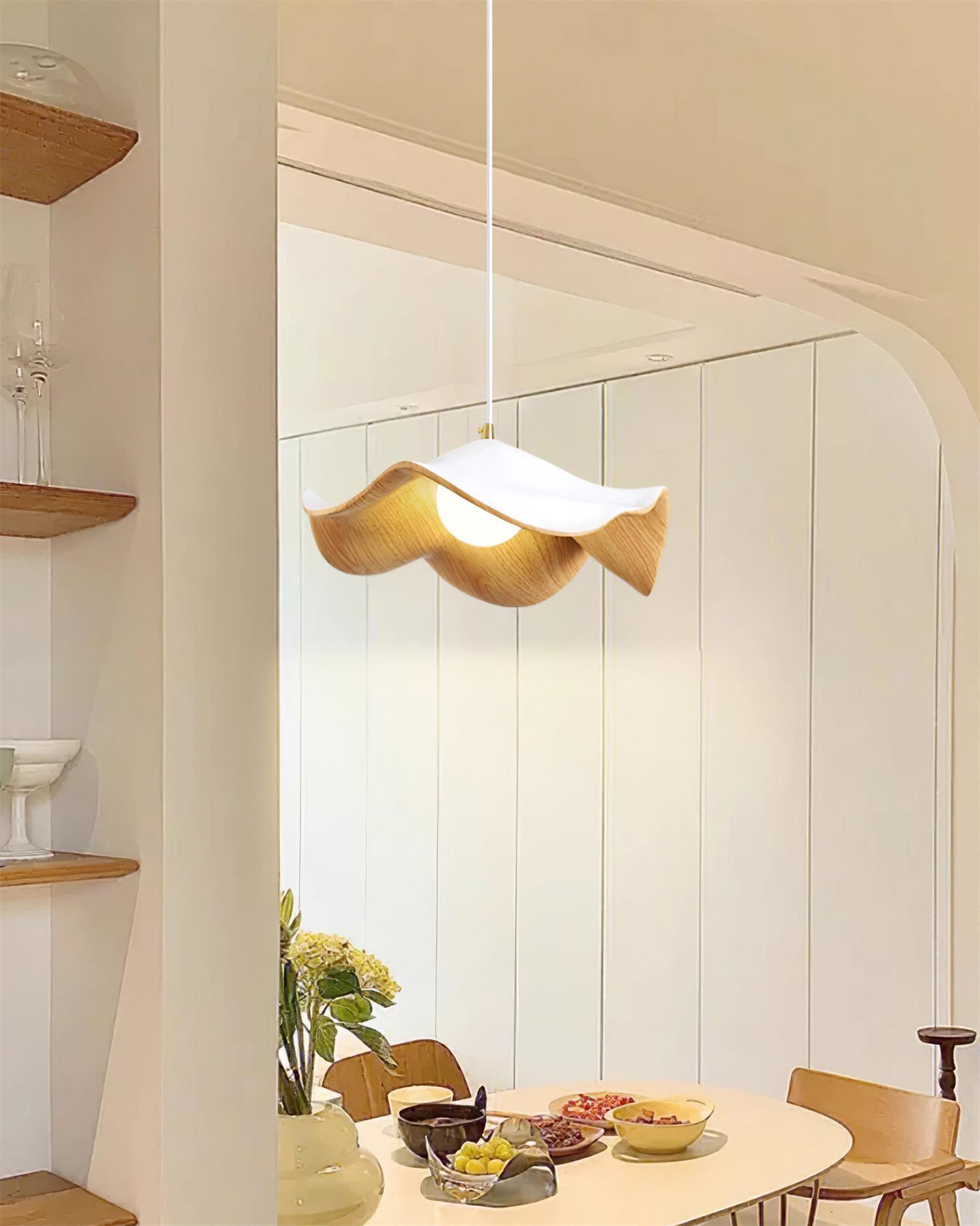 Zane Lotus Plug In Pendant Light