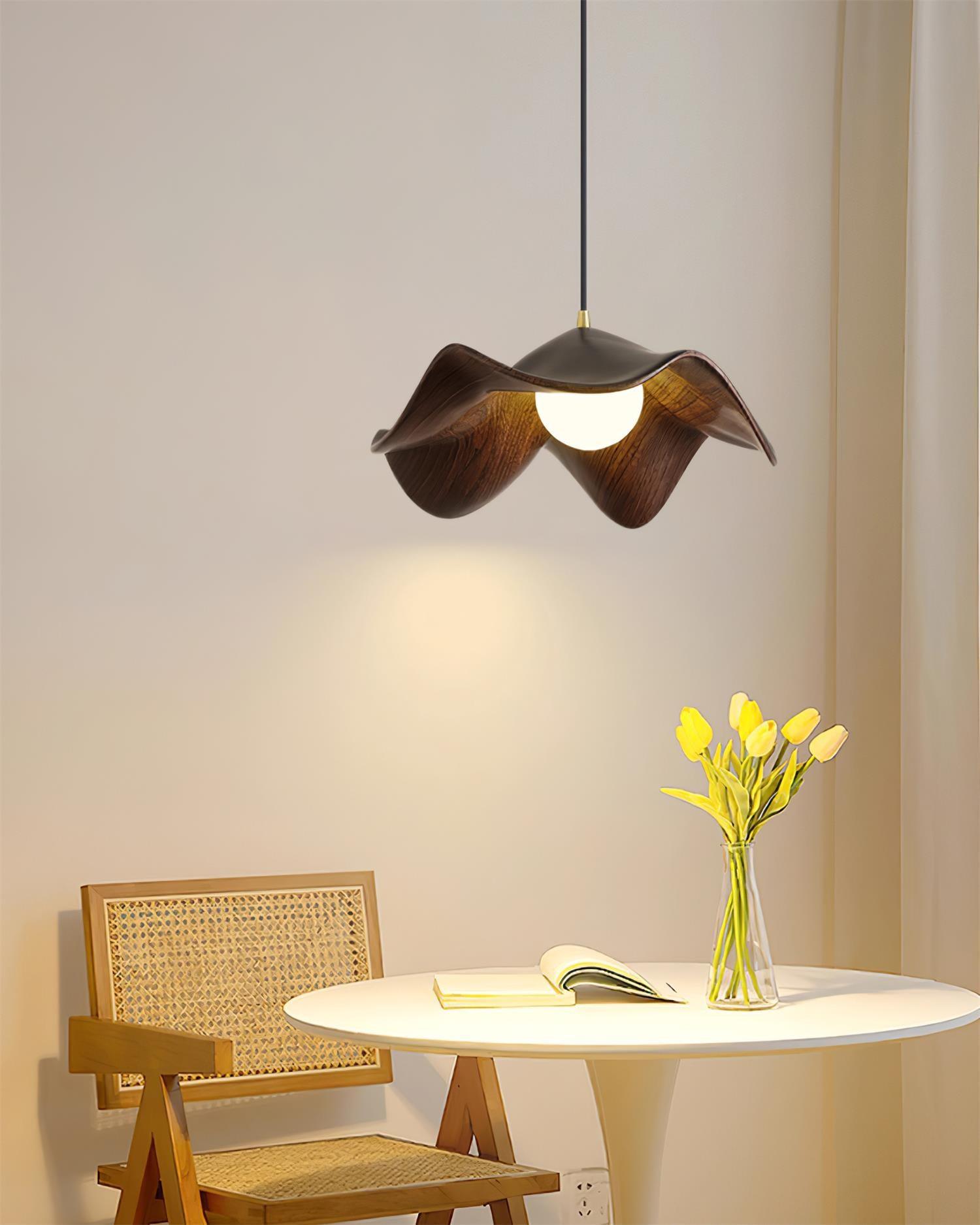 Zane Lotus Plug In Pendant Light