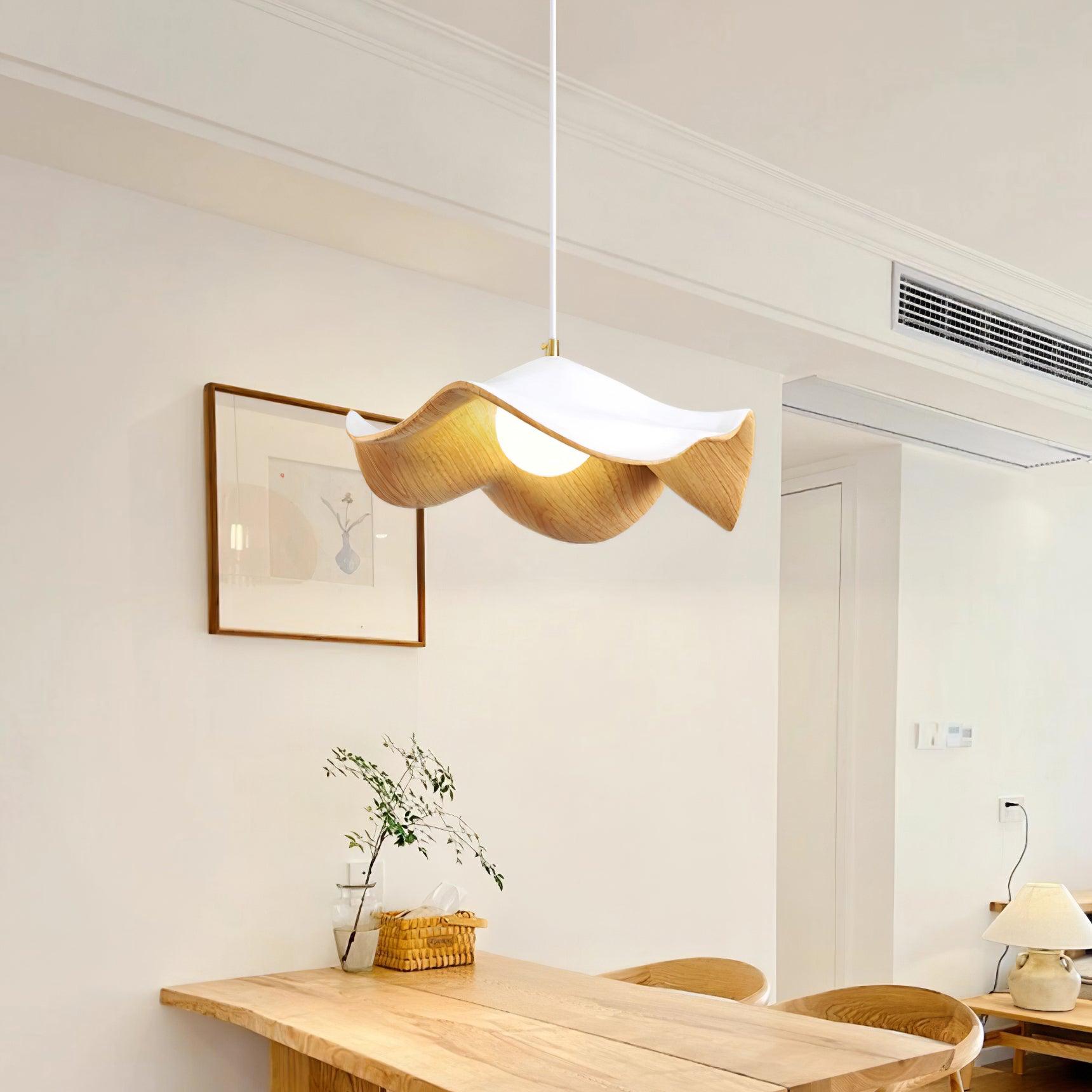 Zane Lotus Plug In Pendant Light