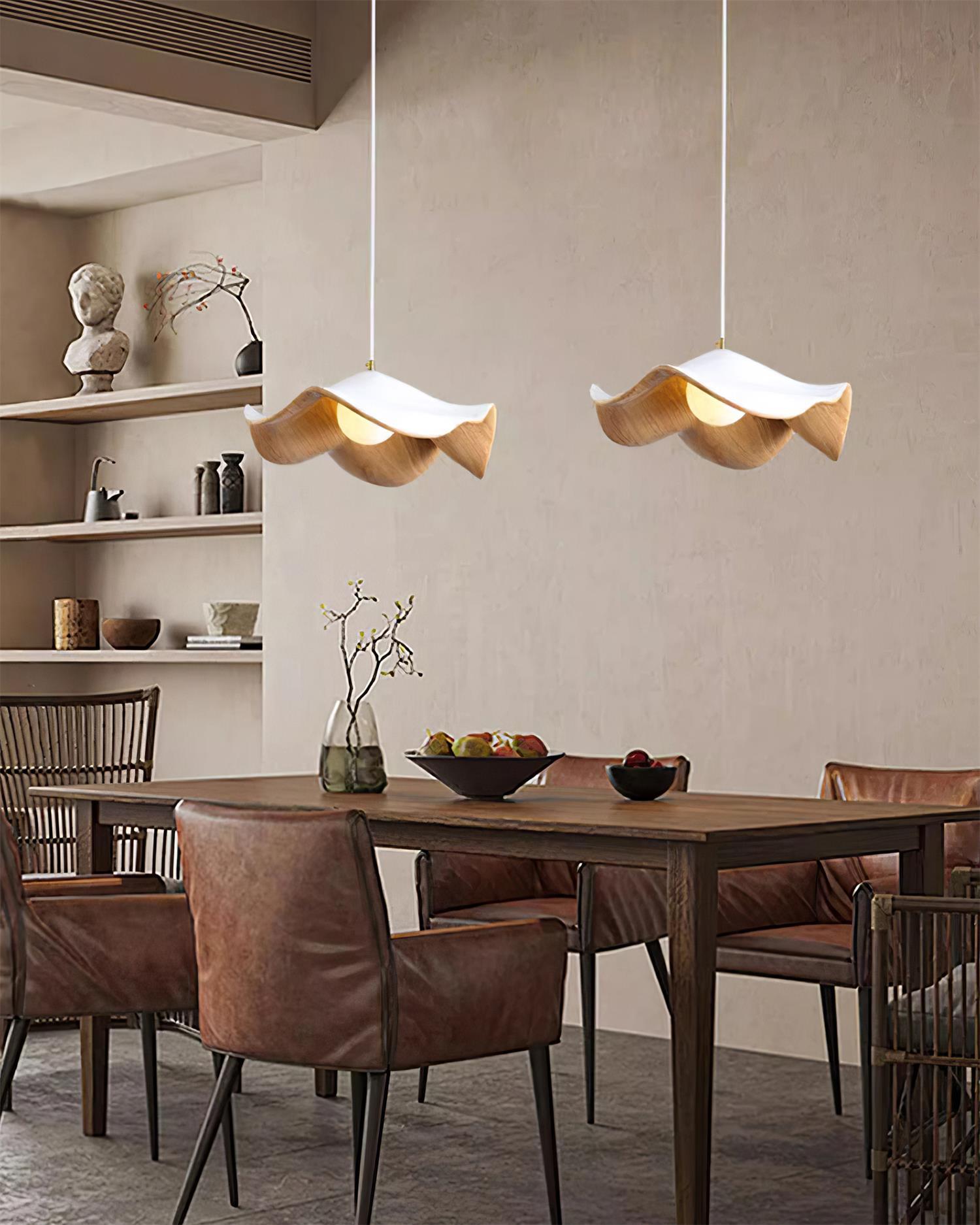 Zane Lotus Plug In Pendant Light