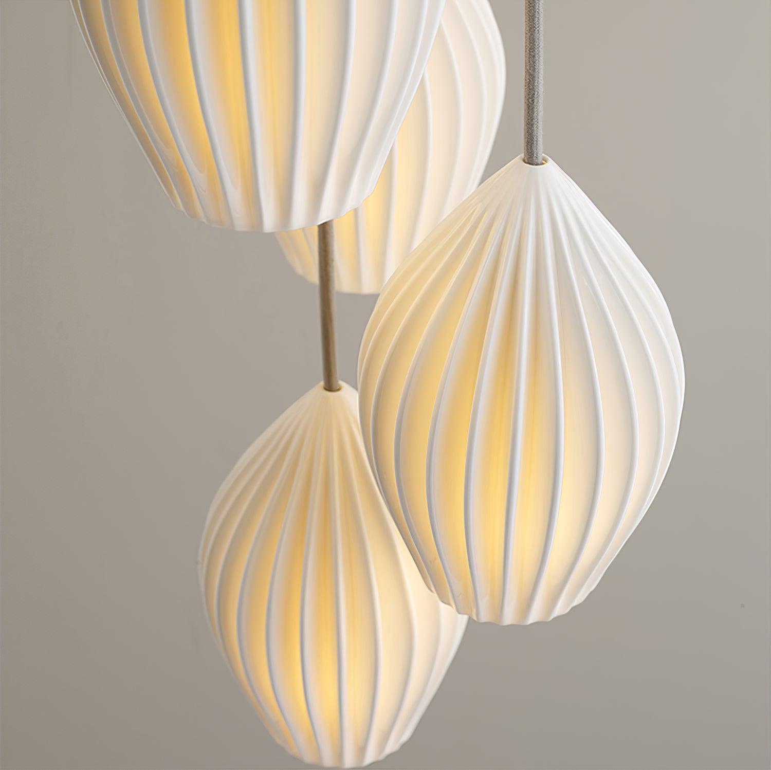Torri Ribbed Pendant Light
