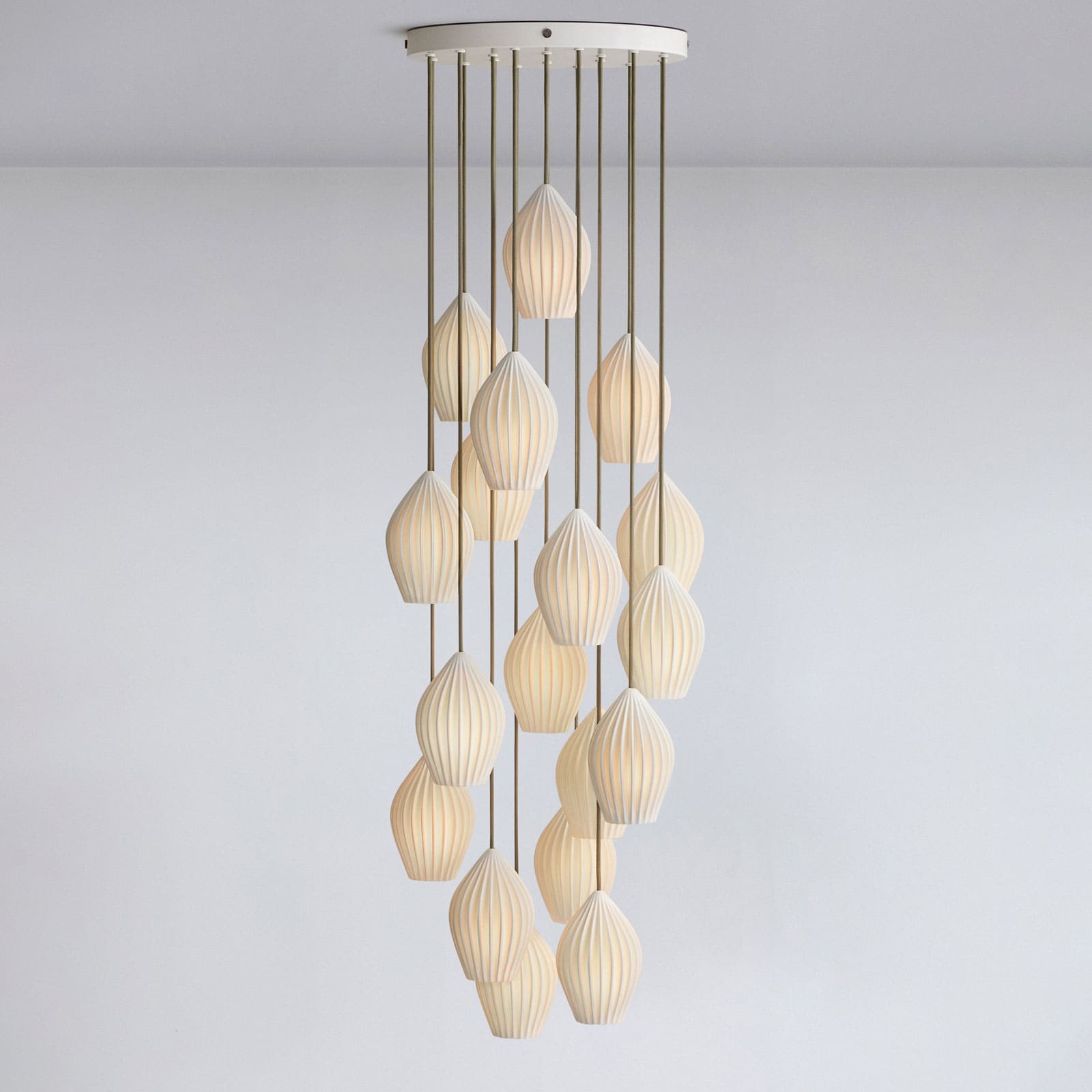 Torri Ribbed Pendant Light