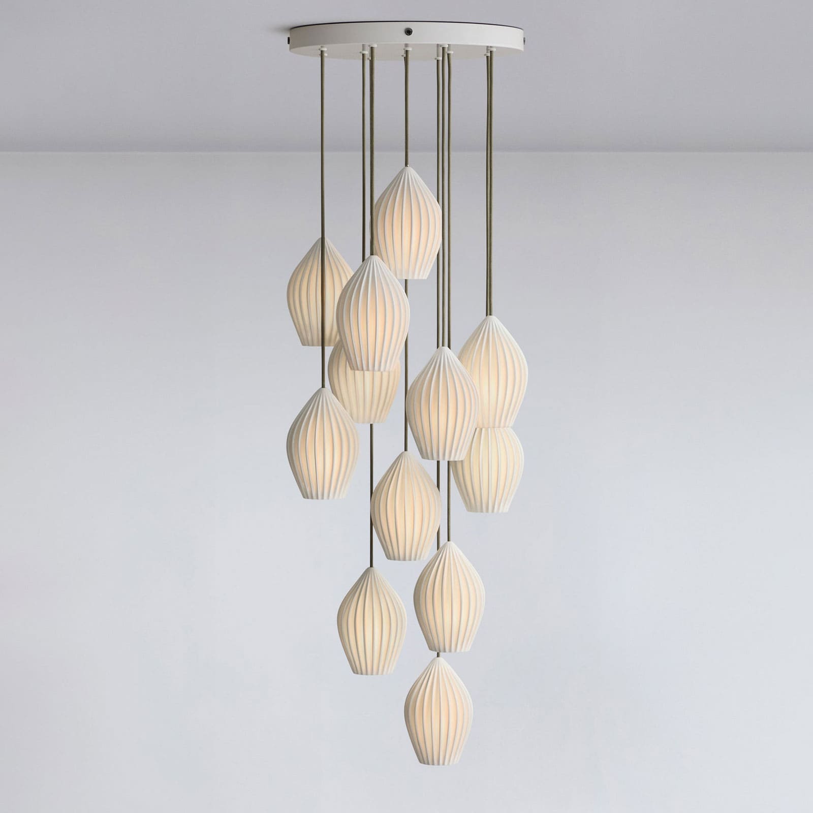 Torri Ribbed Pendant Light