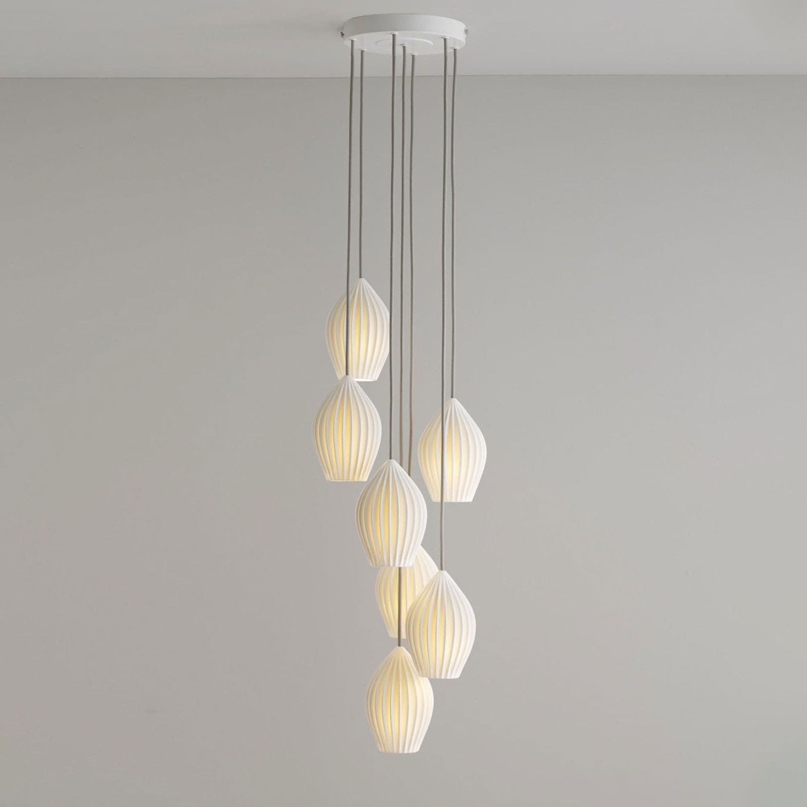 Torri Ribbed Pendant Light