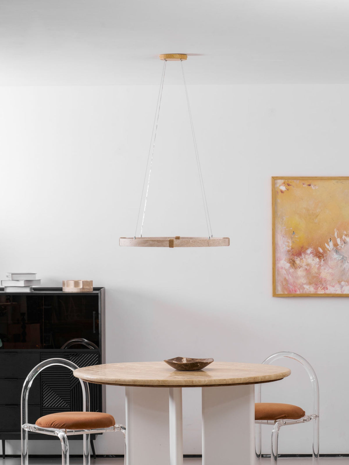 Circle Travertine Pendant Lamp – detail 24