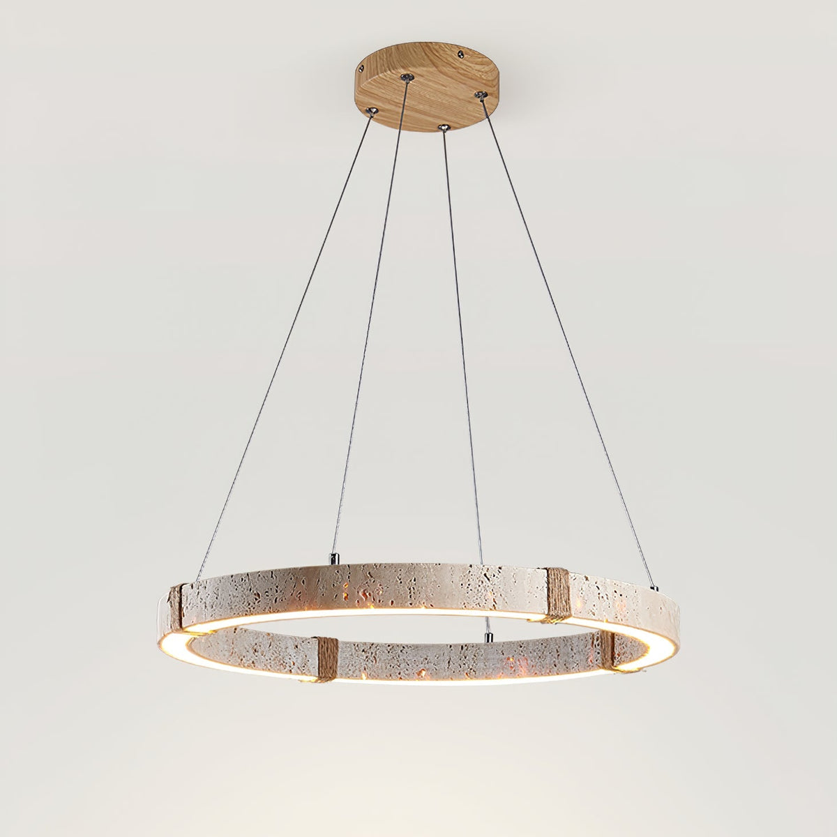 Circle Travertine Pendant Lamp – detail 11