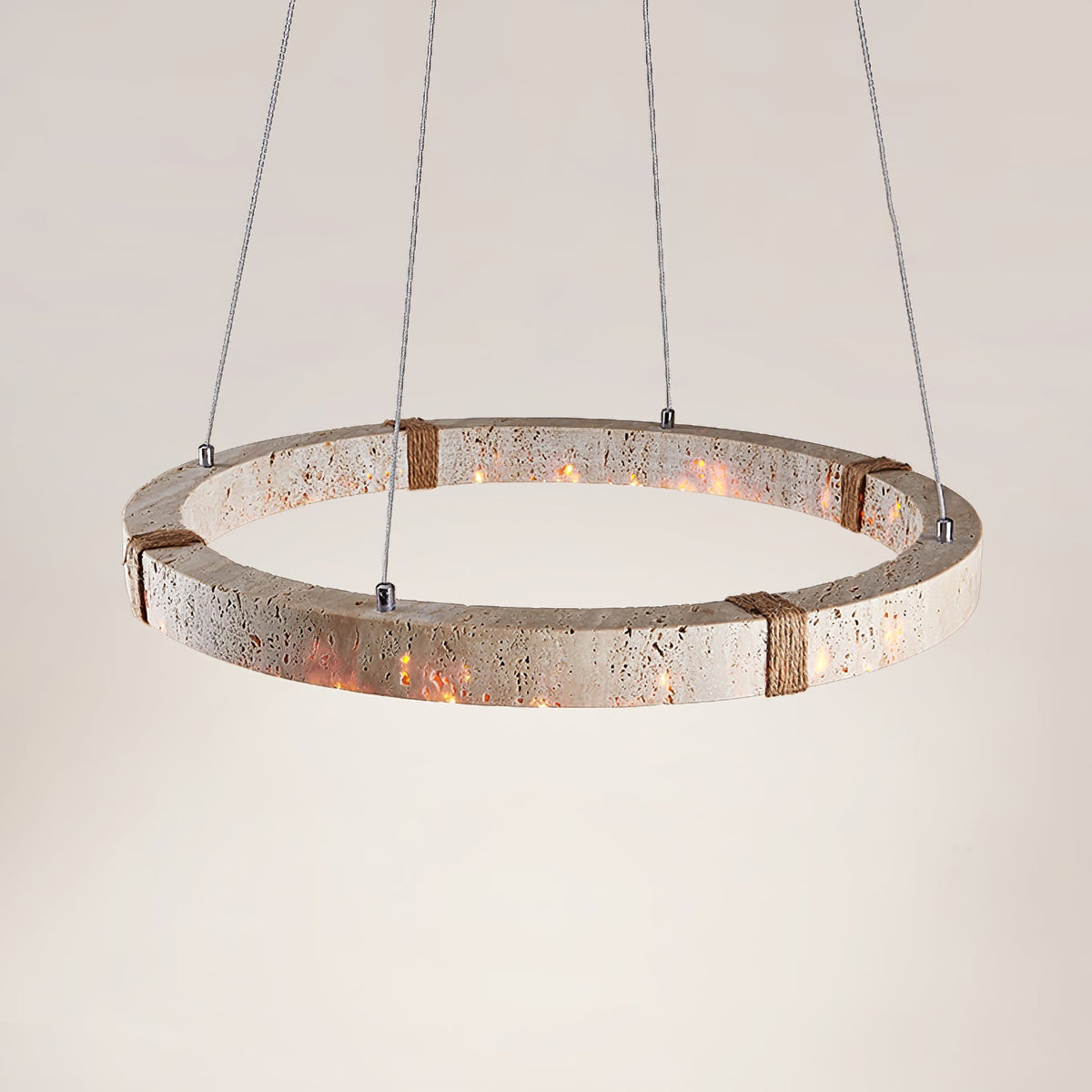 Circle Travertine Pendant Lamp – detail 7