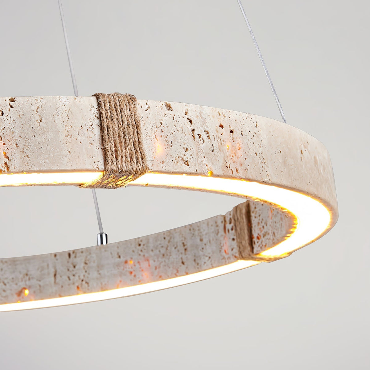 Circle Travertine Pendant Lamp – detail 9