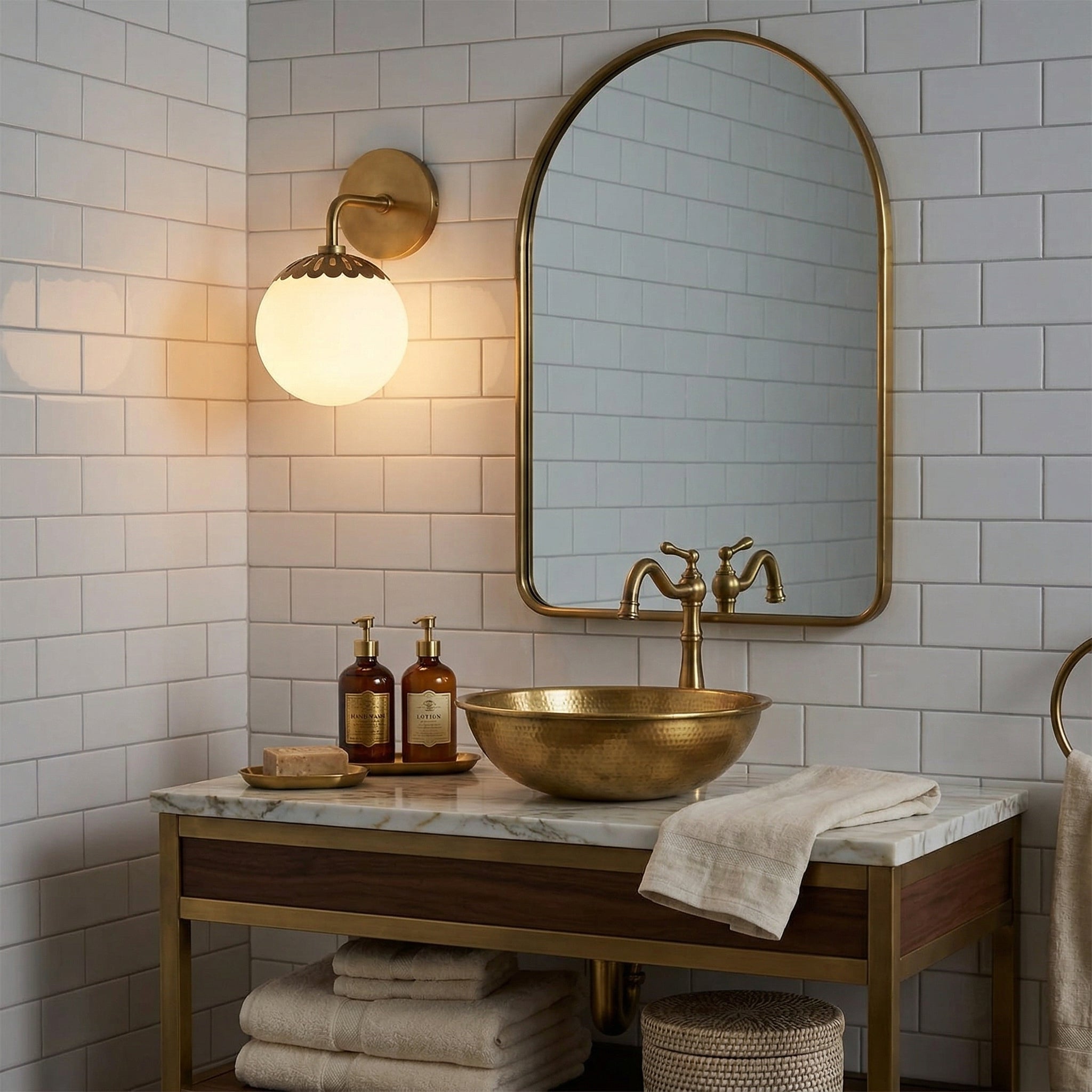 Quini Globe Wall Light