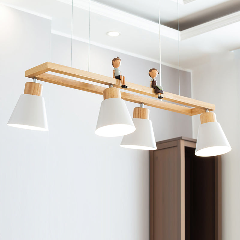 Cone Wood Chandelier – detail 14