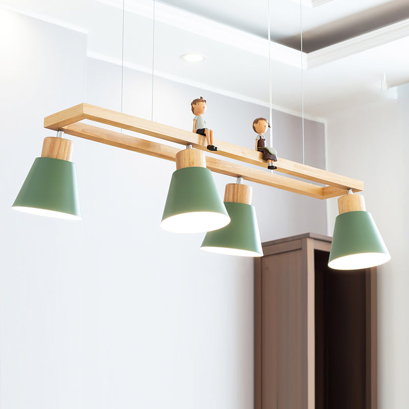 Cone Wood Chandelier – detail 16