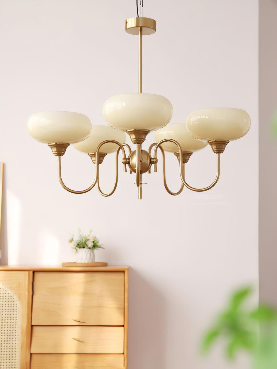 Creamy Persimmon Chandelier – detail 17
