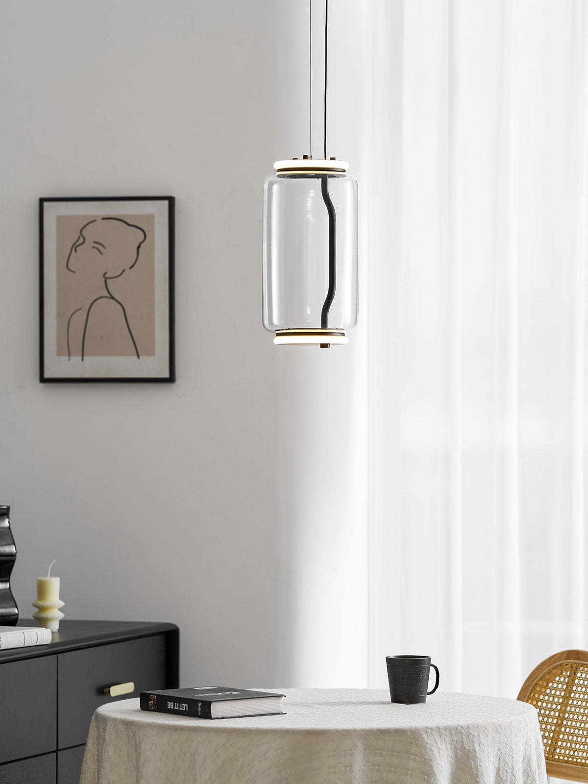 Cylindrical LED Pendant Light - Vakkerlight