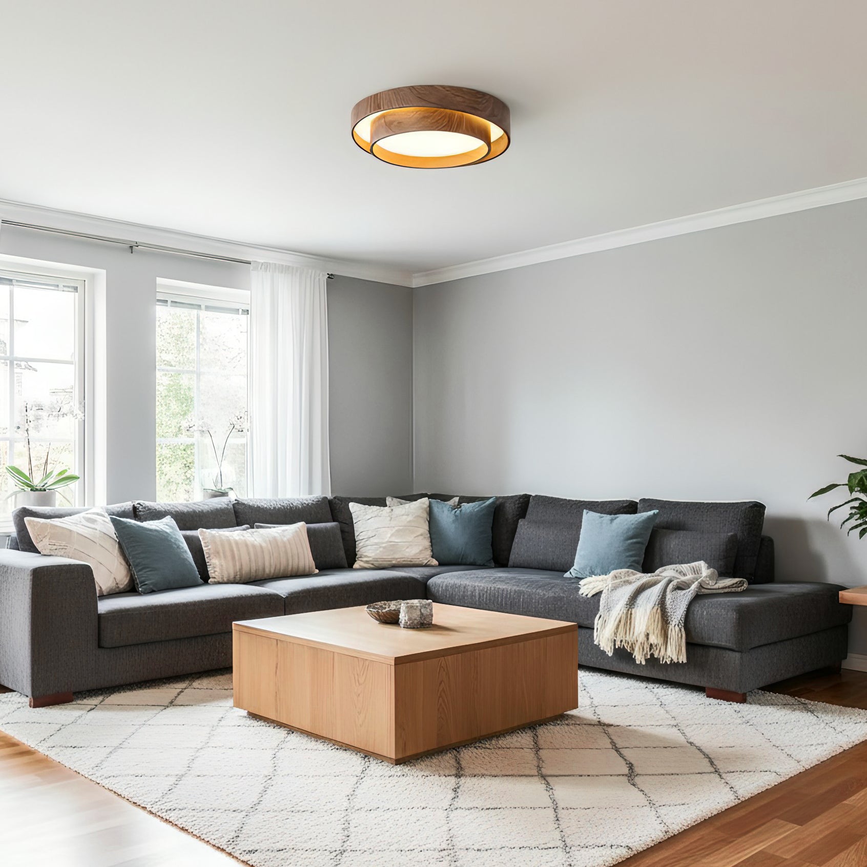 Zelialo Round Ceiling Light