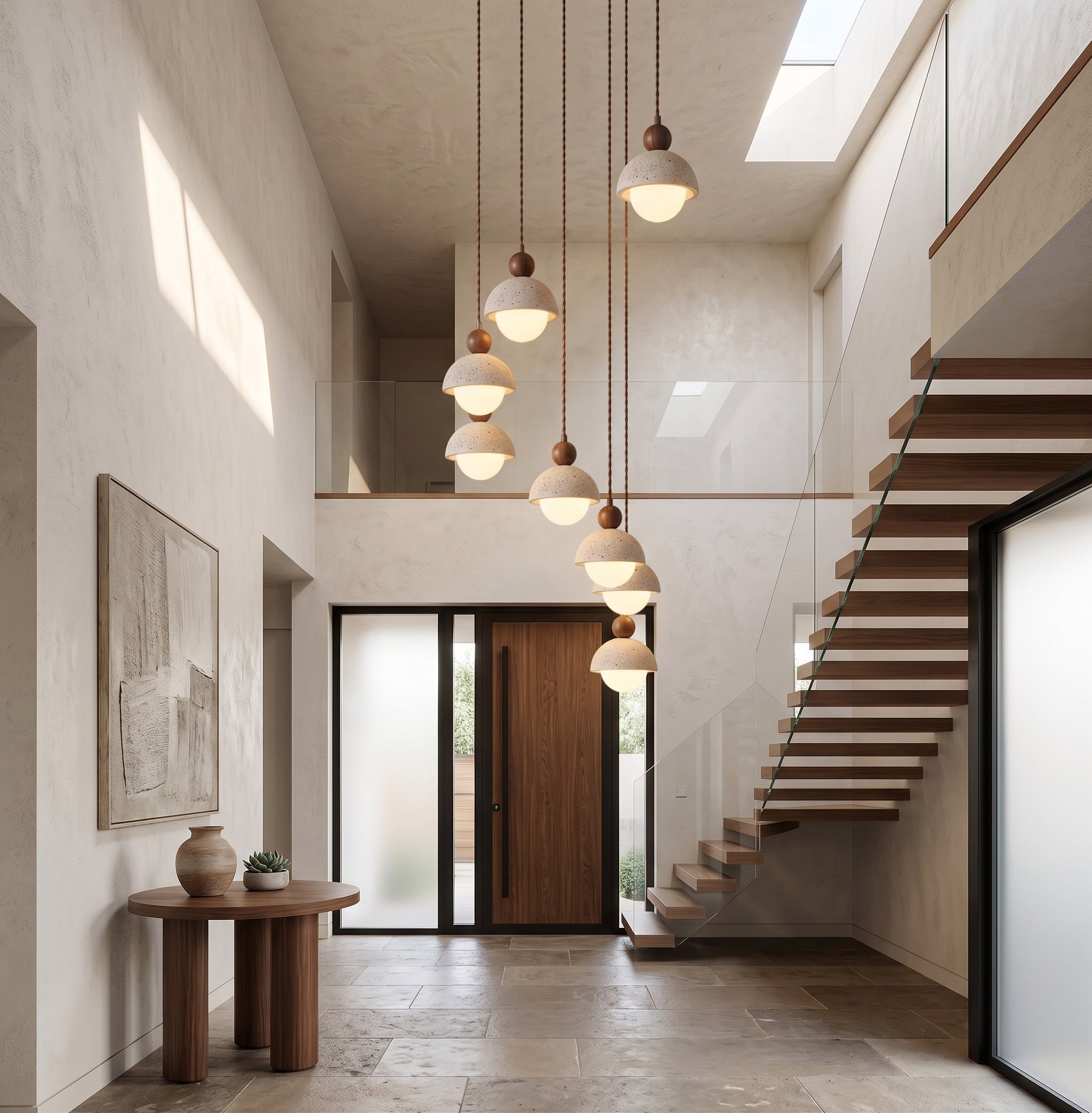 Serolen Travetine Pendant Light
